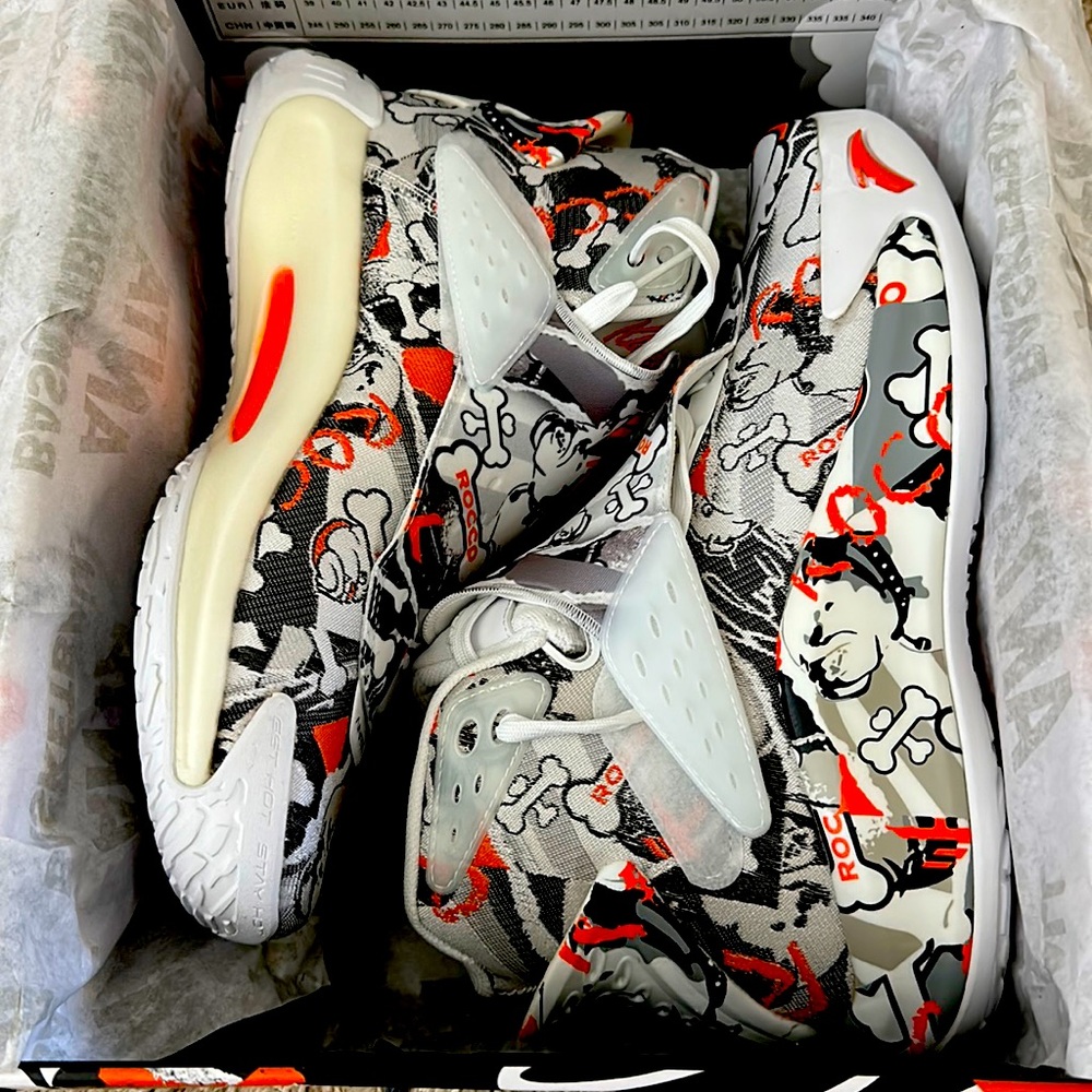 Men's White Wasserman Group Anta "Rocco" High Basketball Shoes Size 9.5